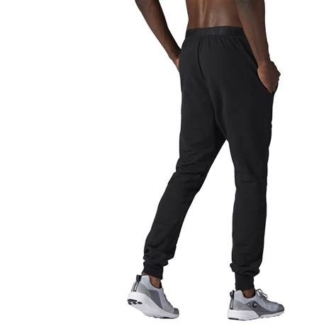 Cotton Track Pants in Black 